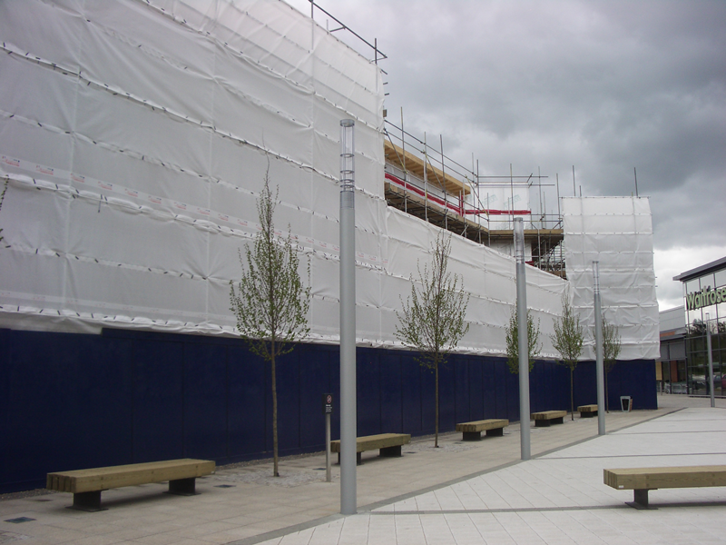 Scaffolding for Industrial Commercial Domestic Restoration projects experienced new build Northampton